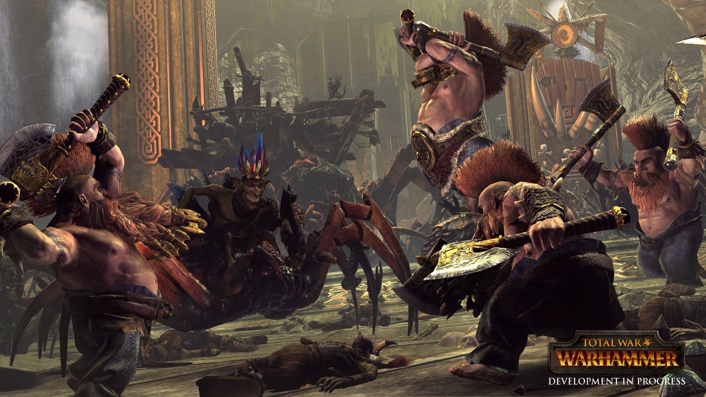 Total War: WarhammerMit detaillierten Einheiten und tollen Animationen sorgt Total War: Warhammer für filmreife Schlachtstimmung.