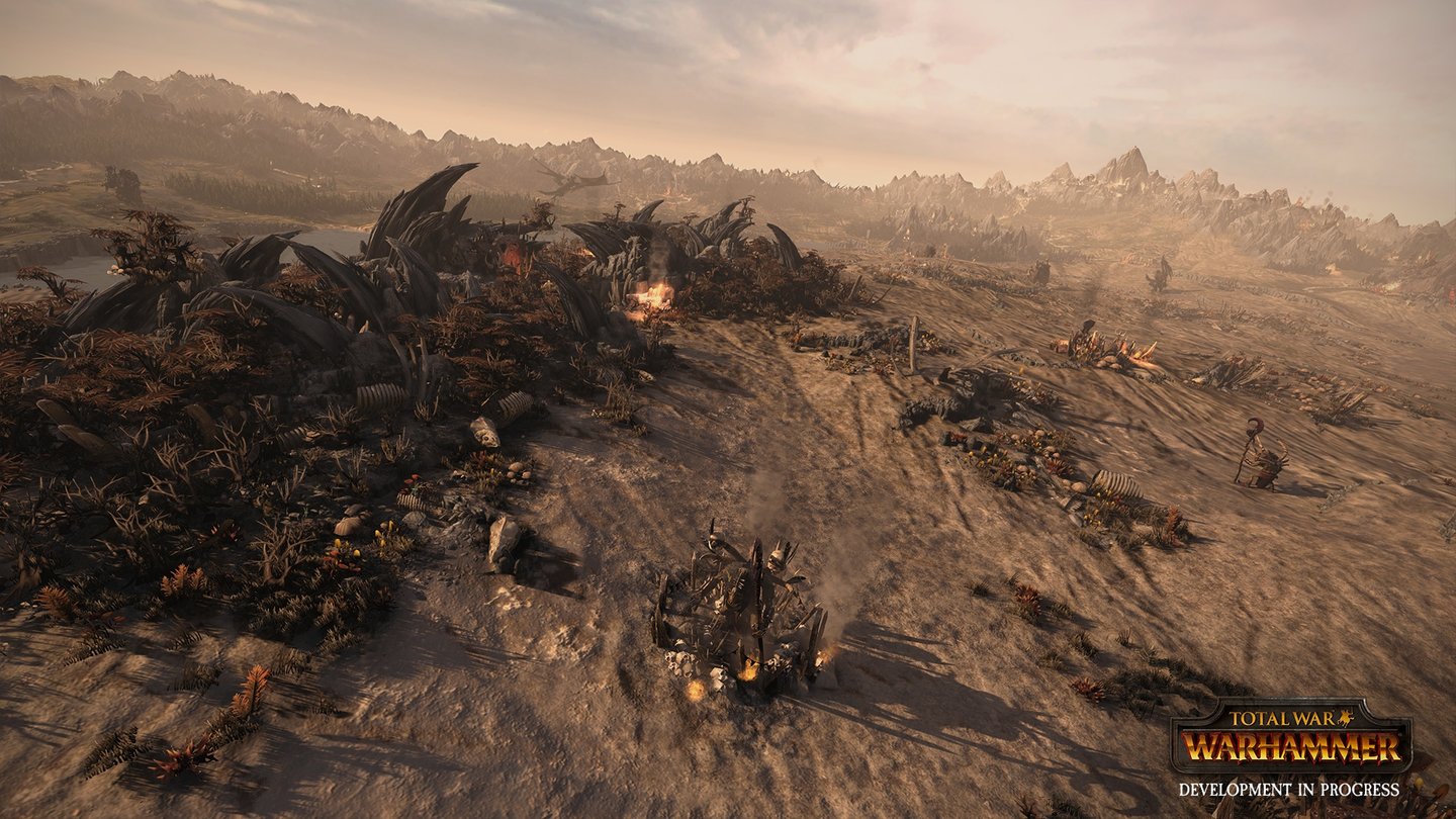Total War: WarhammerOrks hausen überall auf der Karte, aber sie sammeln sich vor allem in den südlichen Düsterlanden.