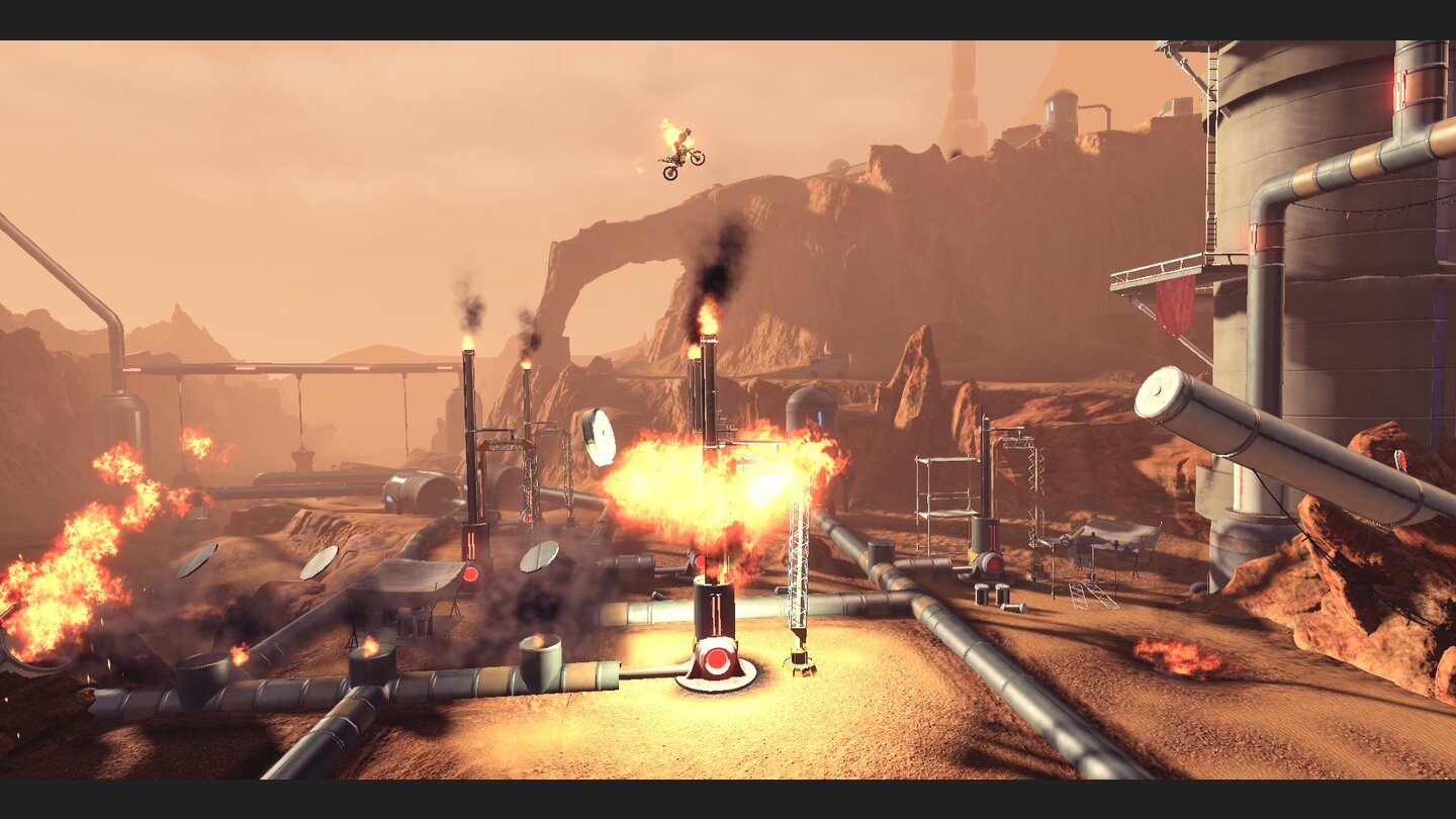 Trials Fusion - Screenshots aus dem DLC »Riders of the Rustland«