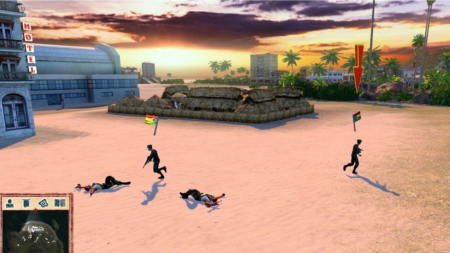 Tropico 4Aufstände können wir auch mit Waffengewalt niederschlagen.