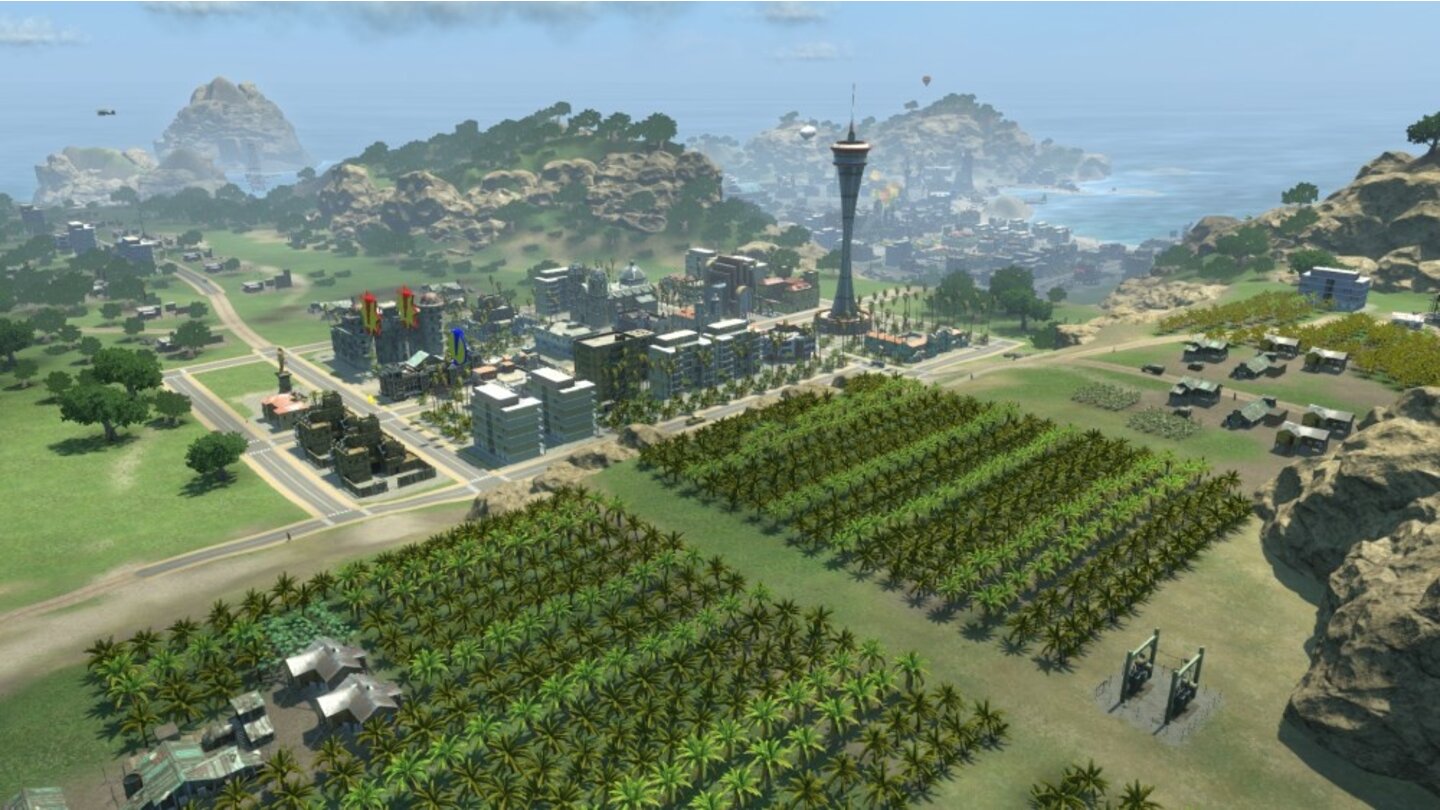 Tropico 4Screenshot aus dem DLC »Apocalypse«.