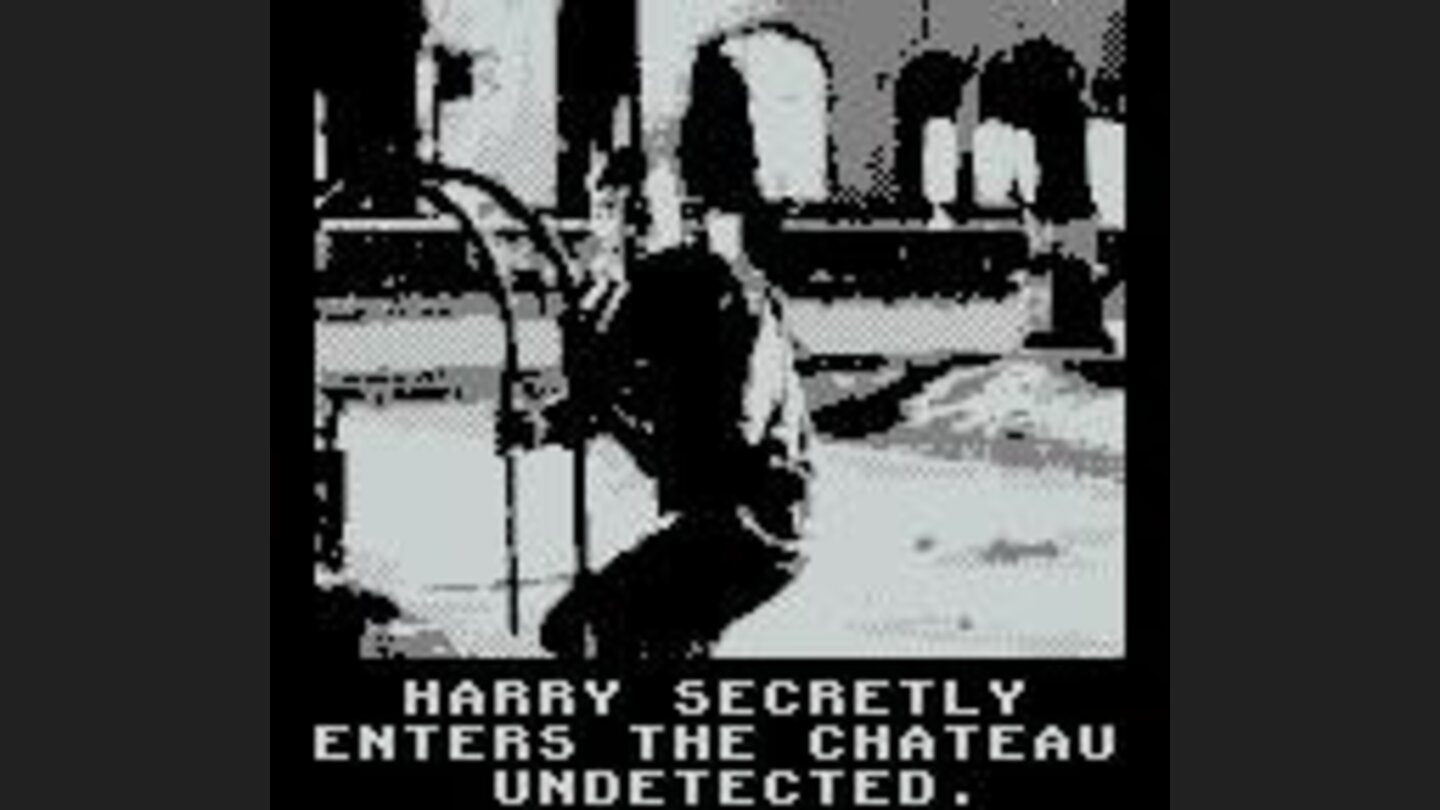 Harry sneaks in through the pool