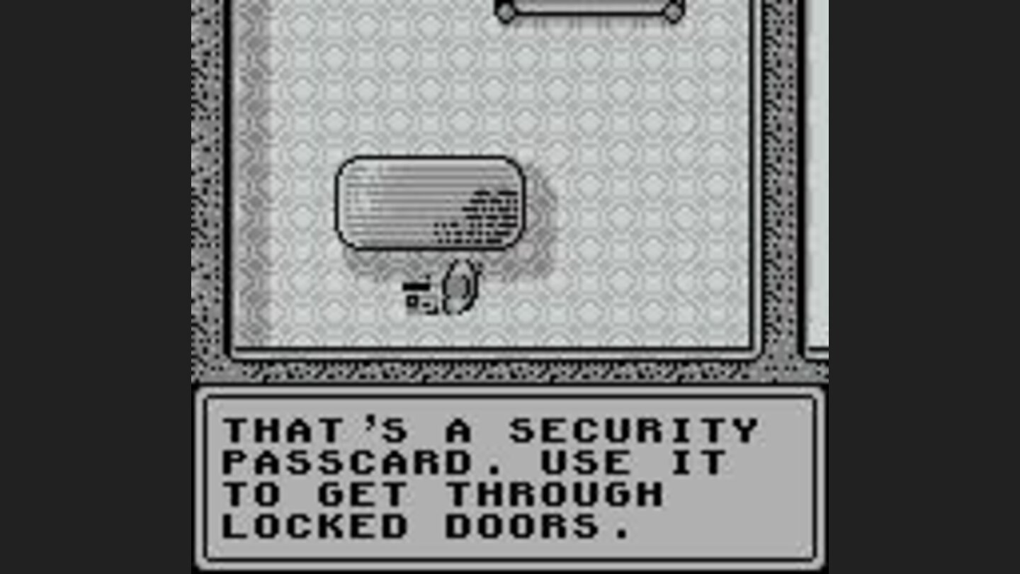 Passcards open locked doors