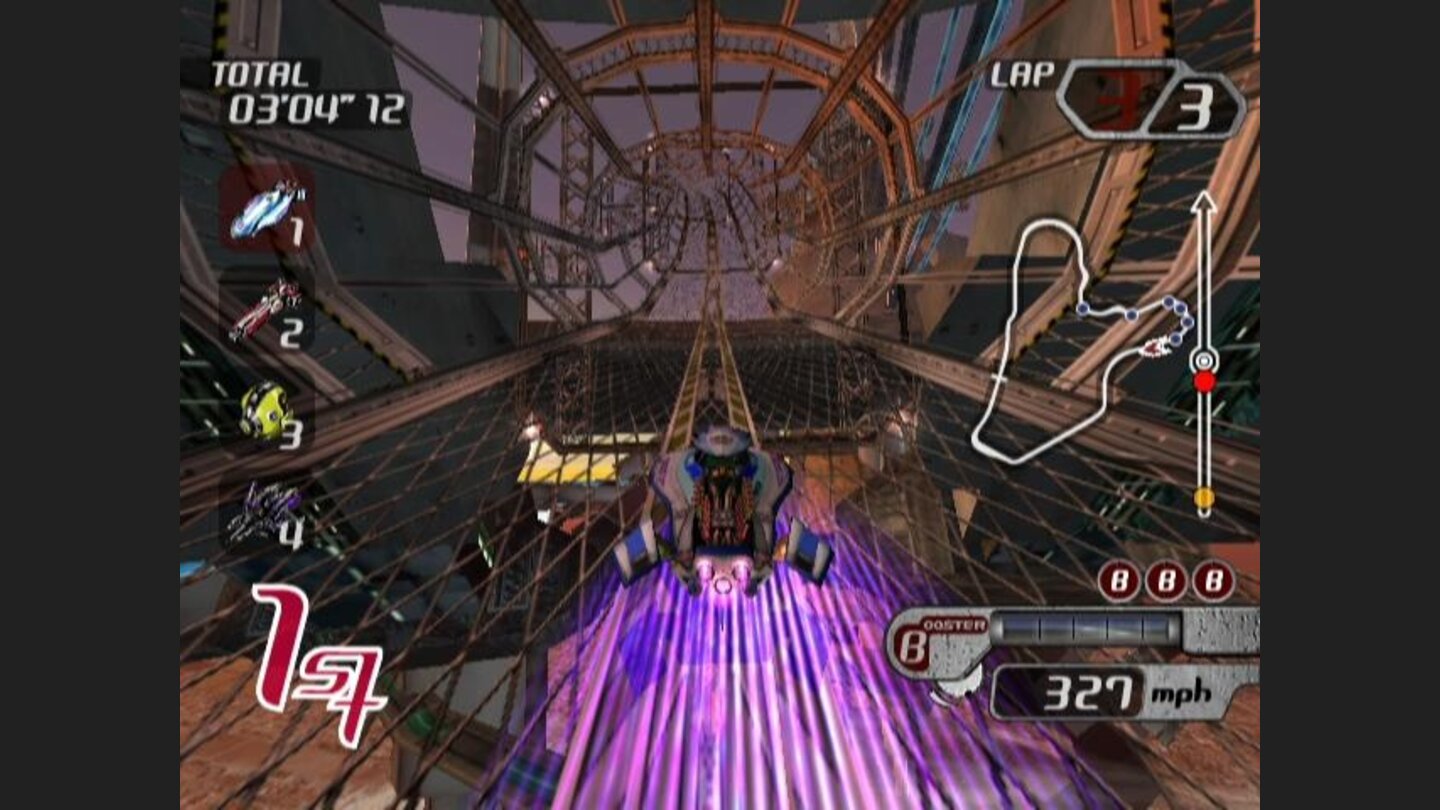 The tube leads to the sky.