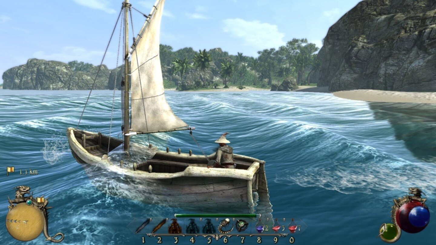 Two Worlds II: Pirates of the Flying Fortress Außer einer Ankündigung gibt es bisher keine Details über den Inhalt des Addons für Two Worlds 2. Zwar wird es wie in Risen 2 jetzt auch um Piraten gehen, aber wie das an die Handlung des Hauptspiels anschließen soll, blieb unklar. Mehr Informationen bringt TopWare Interactive auf die E3 mit.