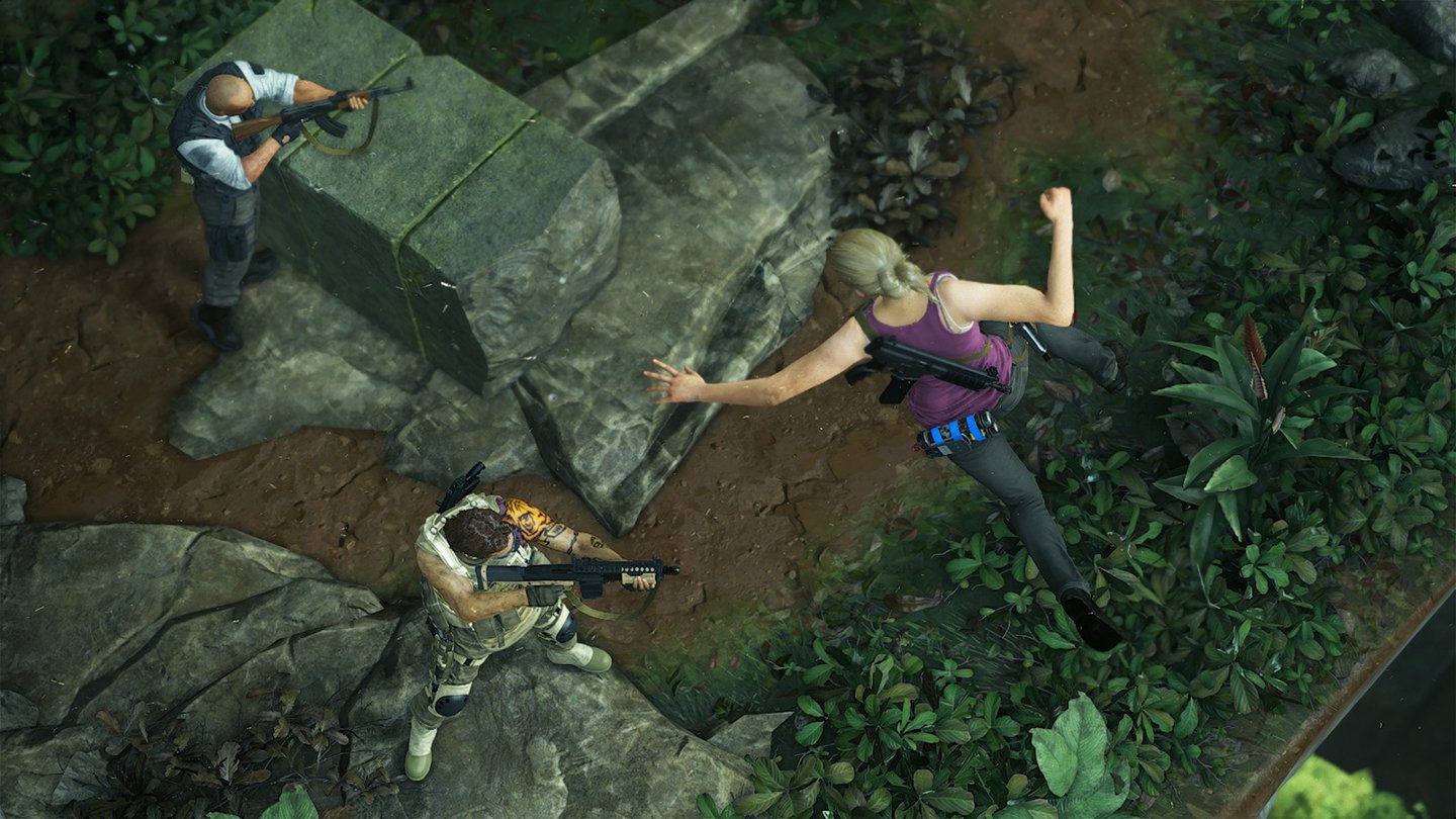 Uncharted 4: A Thief's End - Multiplayer-ScreenshotsTod von oben. Auch im Mehrspieler gilt: Augen offen halten!