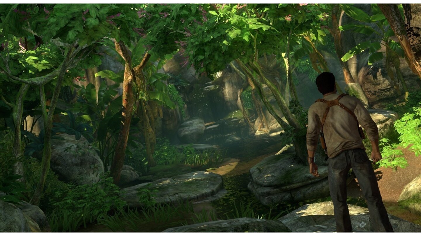 2007 - Uncharted: Drake's SchicksalAls Abenteurer Nathan Drake sind wir auf einer verlassen geglaubten Insel im Pazifik unterwegs um den sagenumwobenen Schatz von El Dorado aufzuspüren. Indiana Jones wäre stolz.