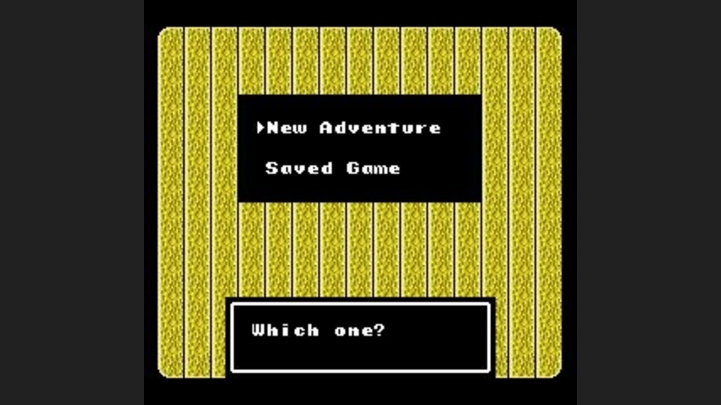 Main menu