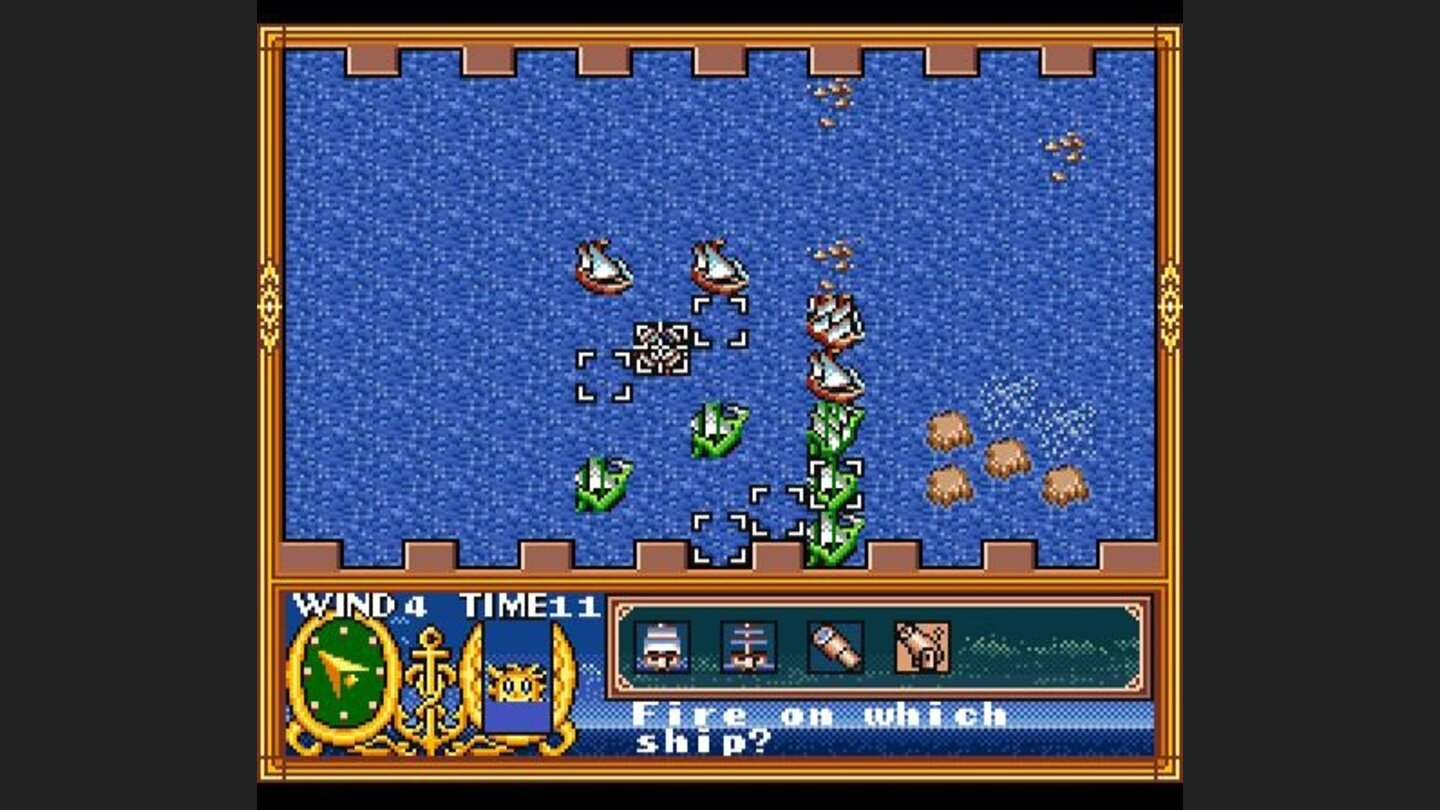 Turn-based sea battles