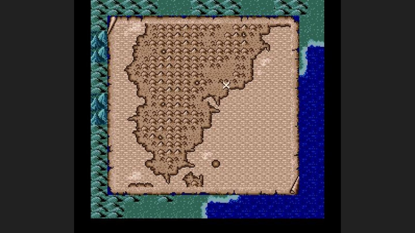 Its a map... with a cross on it! Lets go treasure hunting