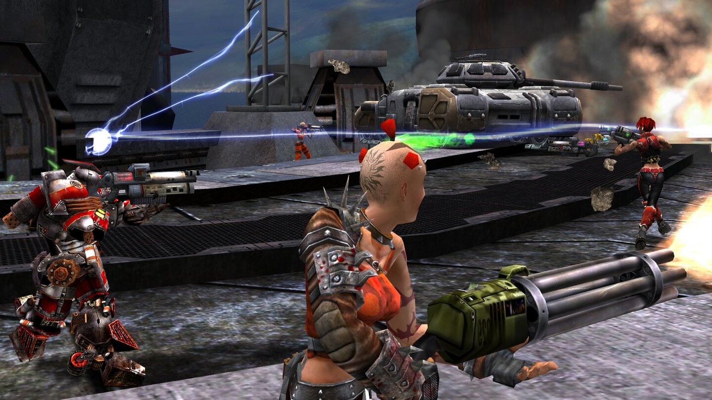 2004: Fortsetzung folgt - Beide Unreal-Serien werden im gleichen Jahr fortgesetzt. Unreal Tournament 2004 ist bereits der dritte Teil der beliebten Multiplayer-Serie. Unreal 2 ist dagegen der erste und einzige Nachfolger zum Story-Shooter, mit dem Epic seinen großen Durchbruch hatte. Um die Entwicklung kümmert sich das externe Studio Legend Entertainment. Hinter den Epic-Kulissen wird indes ein Kurswechsel vorbereitet, das große Geld lockt im Konsolenmarkt. Neben der dritten Generation der Unreal-Engine entsteht ein neues Spiel, das nach dreieinhalb Jahren Entwicklungszeit zunächst exklusiv für die Xbox 360 erscheint.