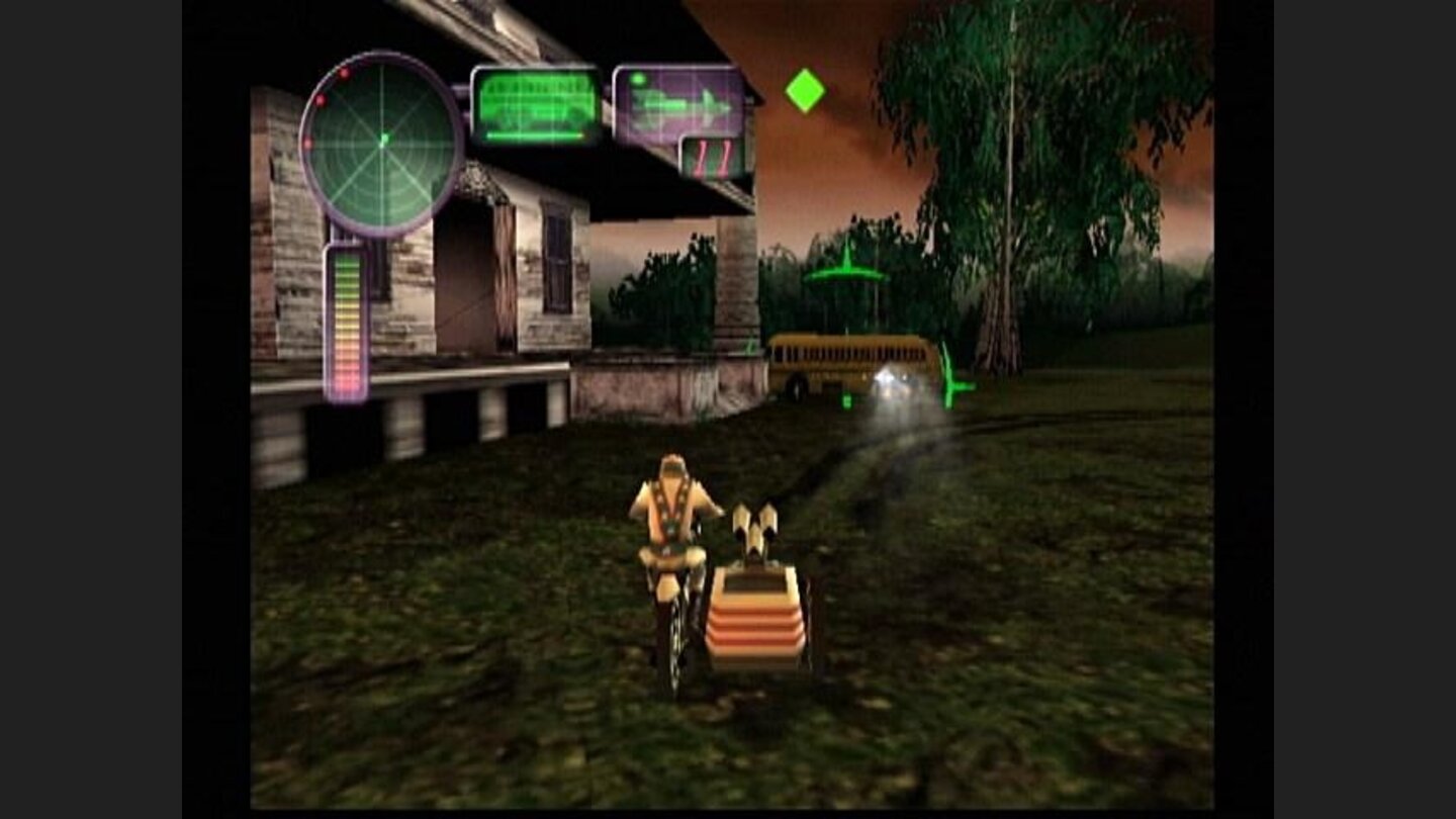 The guy on the motorcycle has a lotta balls.