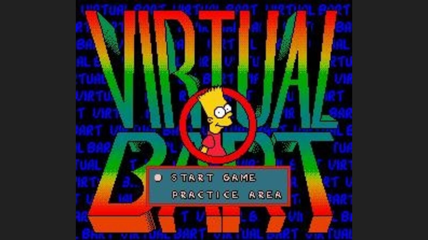 Title screen Main menu.