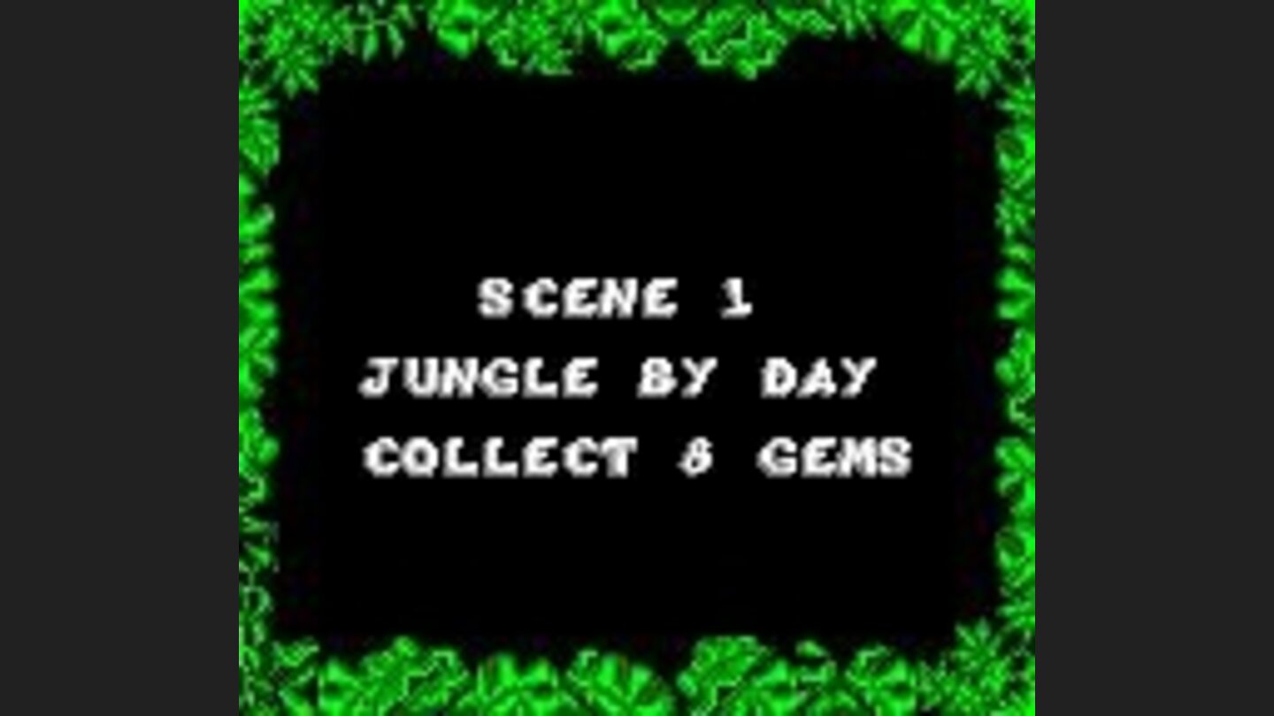 Walt Disney's The Jungle Book Game Gear
