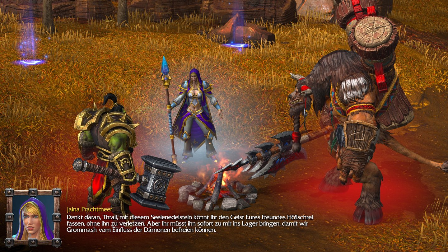 Warcraft 3: ReforgedDie Einheiten, Monster und Helden wurden komplett durch HD-Modelle ersetzt und neu vertont. Doch die Cutscene-Animationen sind hölzern und bleiben weit hinter der Blizzcon-Demo von 2018 zurück.