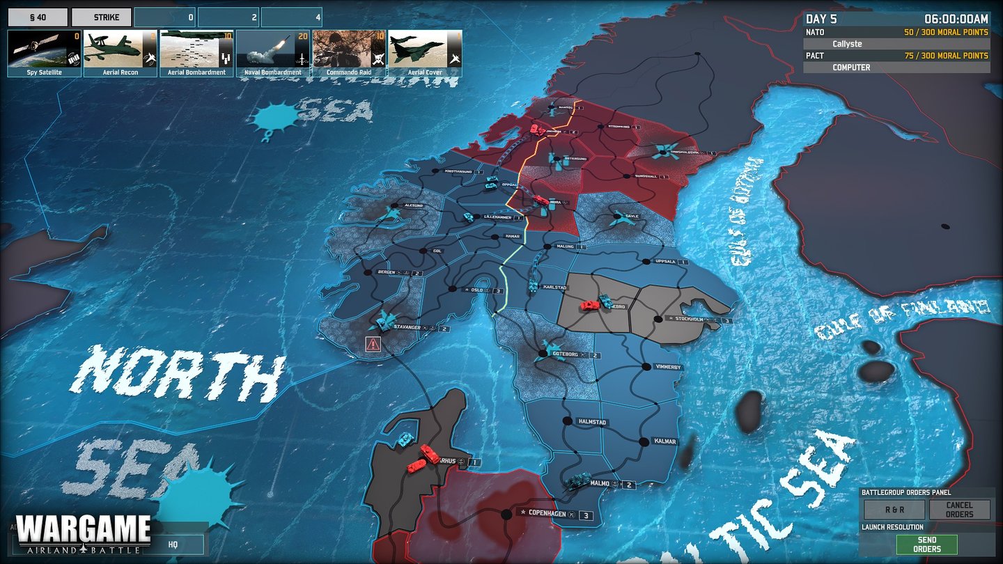 Wargame: AirLand Battle - Screenshots zur dynamischen Solo-Kampagne