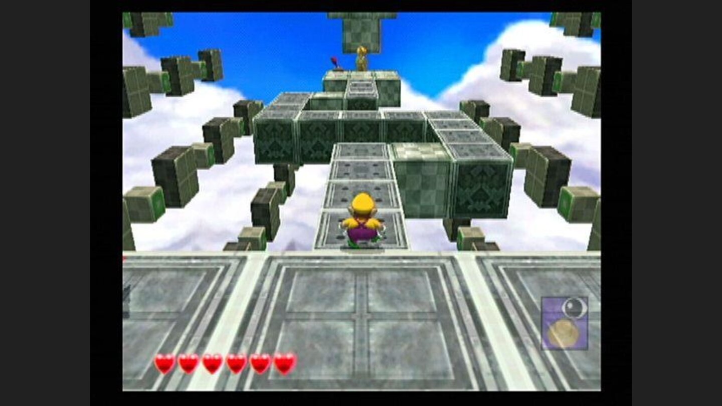 Every level has many special stages like this.