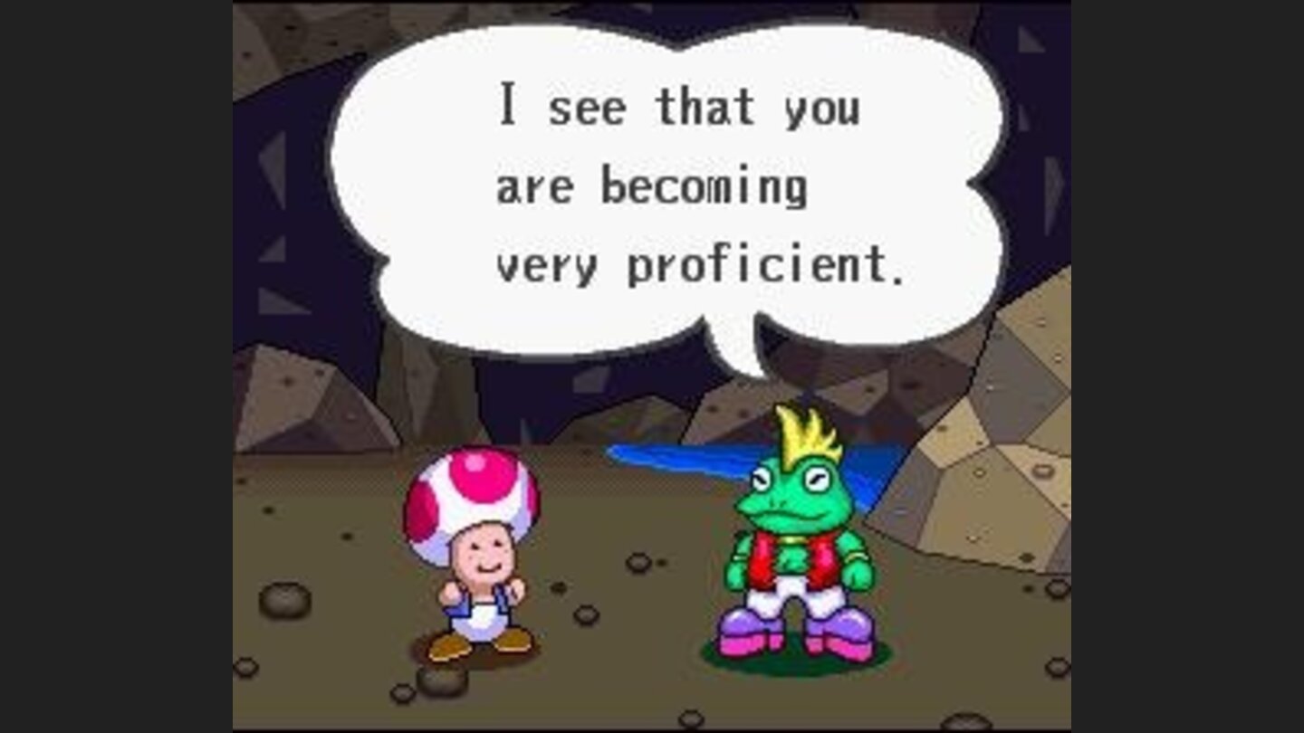 One of many wisecracking enemies