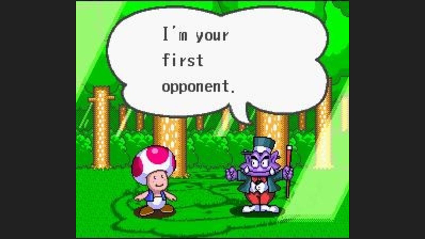 The first opponent on the easy difficulty level.