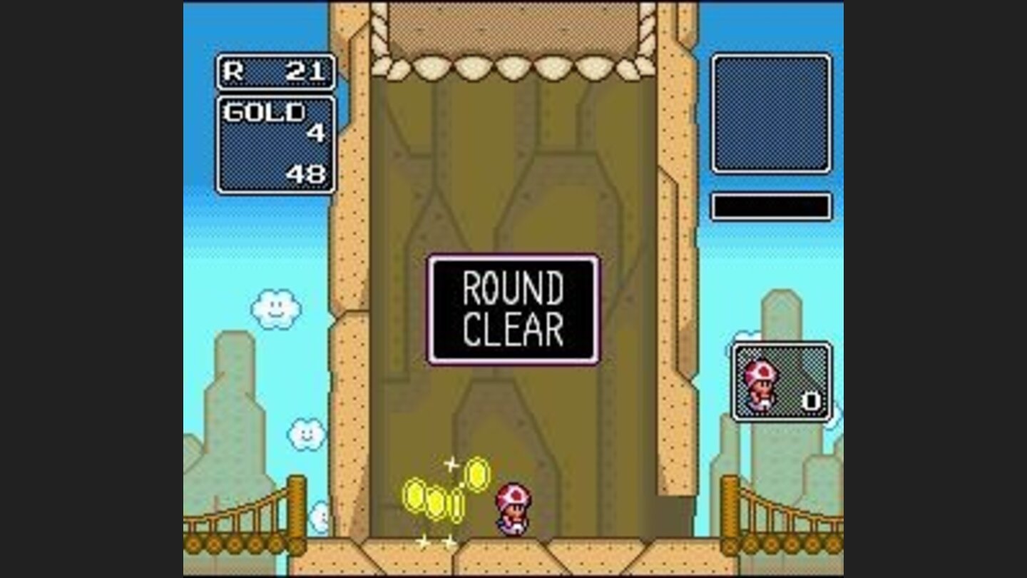 The faster you finish a stage in the Round Game mode, the more gold you will get.