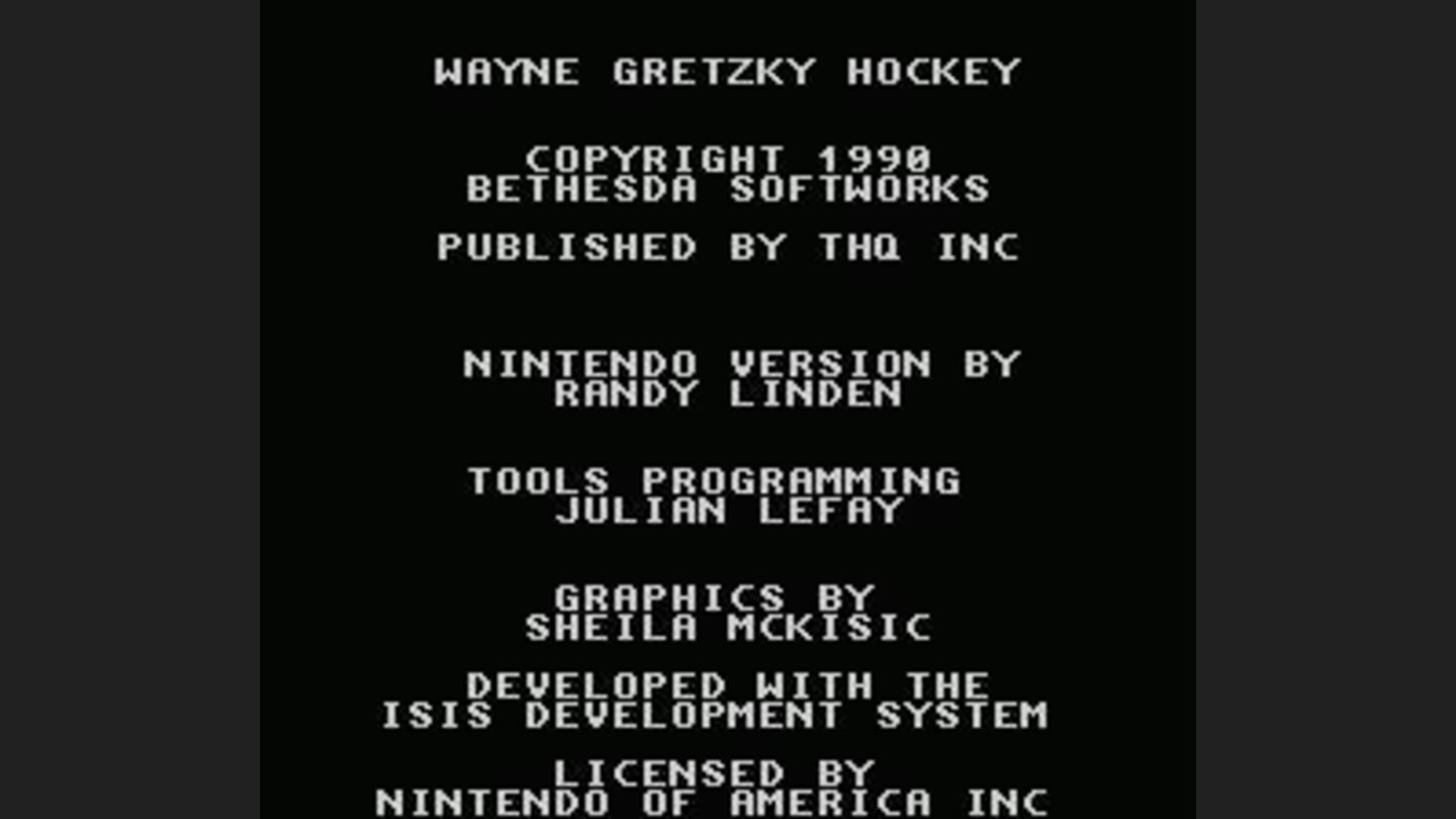 Credits Screen