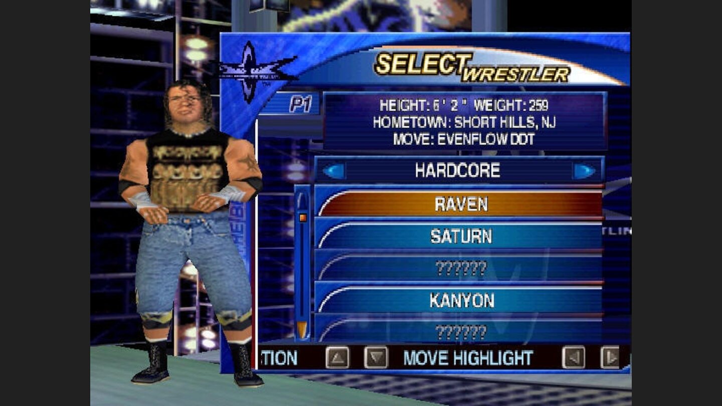 Selecting a wrestler