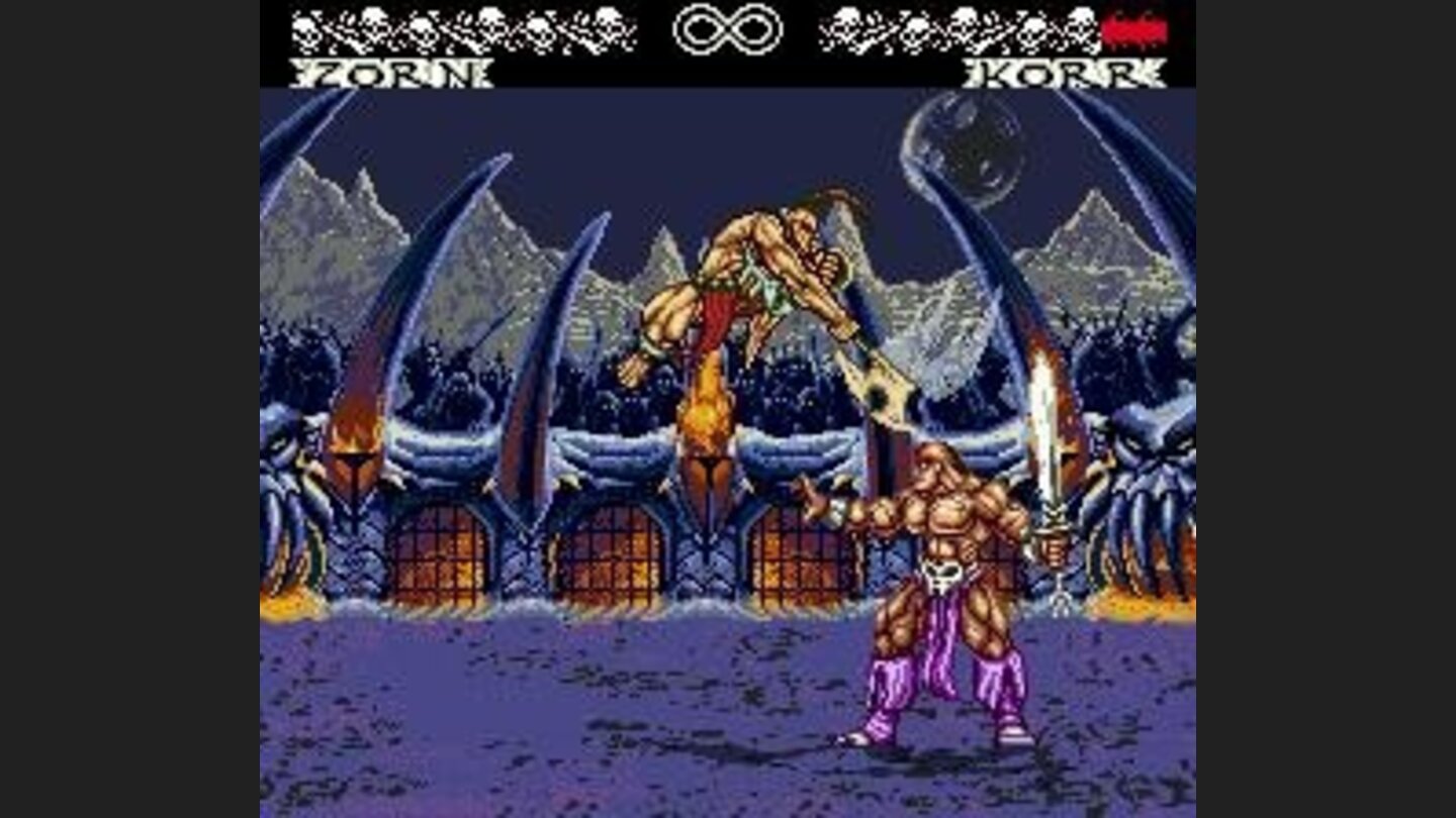 Jumping on the enemy while fighting on the Cursed Path