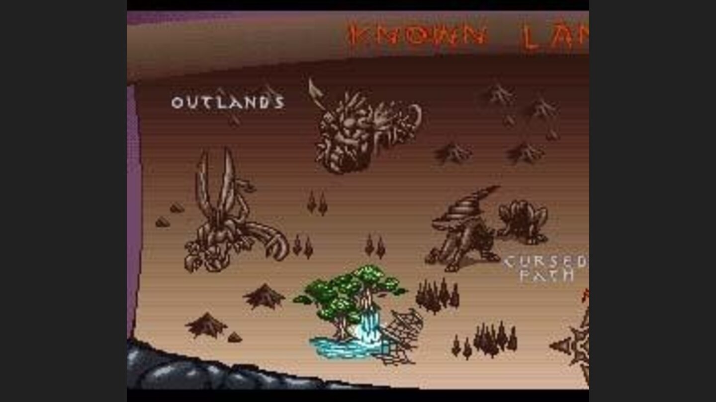 Two-Thirds of the world map is displayed on this screen