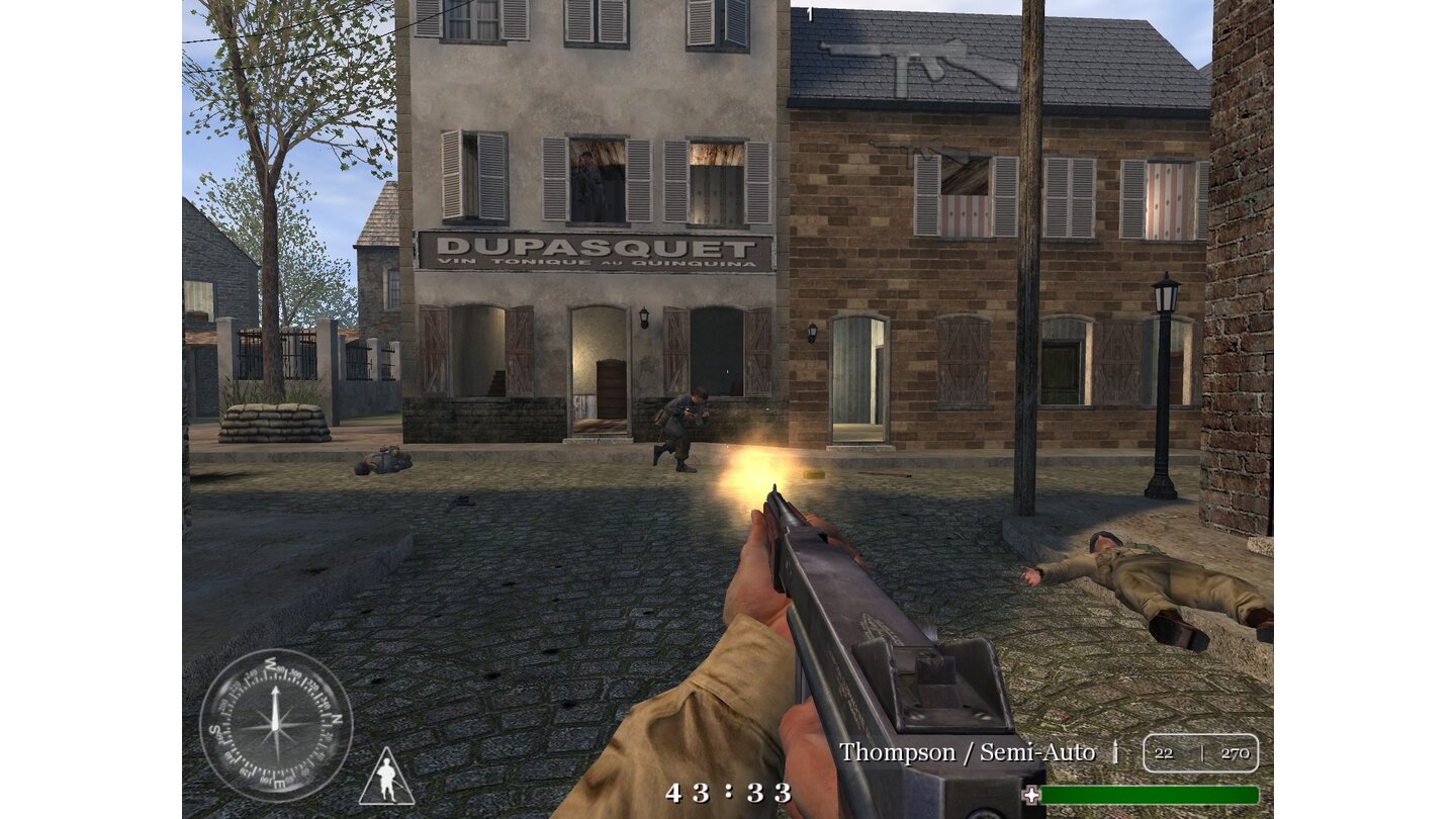 Call of Duty (2003) Im Windschatten von Medal of Honor gestartet setzt Call of Duty schnell zum Überholmanöver an. Die erste Episode der Shooter-Reihe, entwickelt von Infinity Ward, überzeugte Spieler und Kritiker mit intensiver Action auf Anhieb und räumte zahlreiche Preise ab.