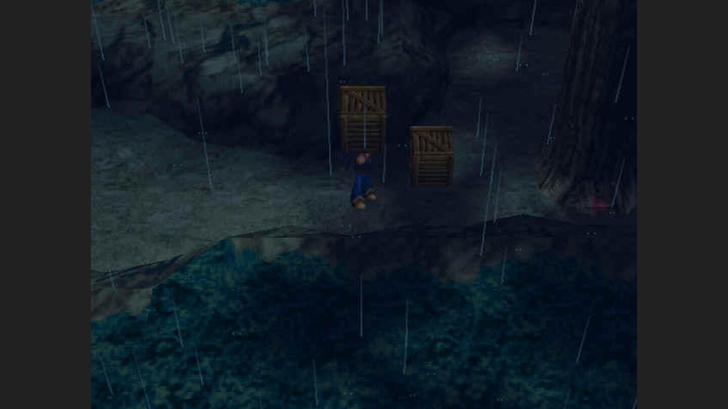 Moving-crates puzzle. Also quite typical for the game