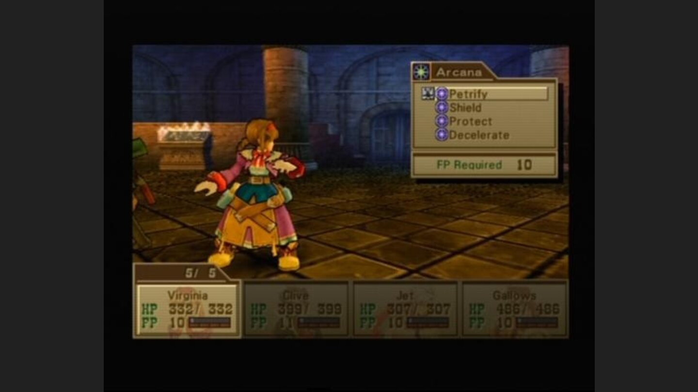 Depending on Eternal Sparkle equipped, your character will have different Arcana powers to use in battle