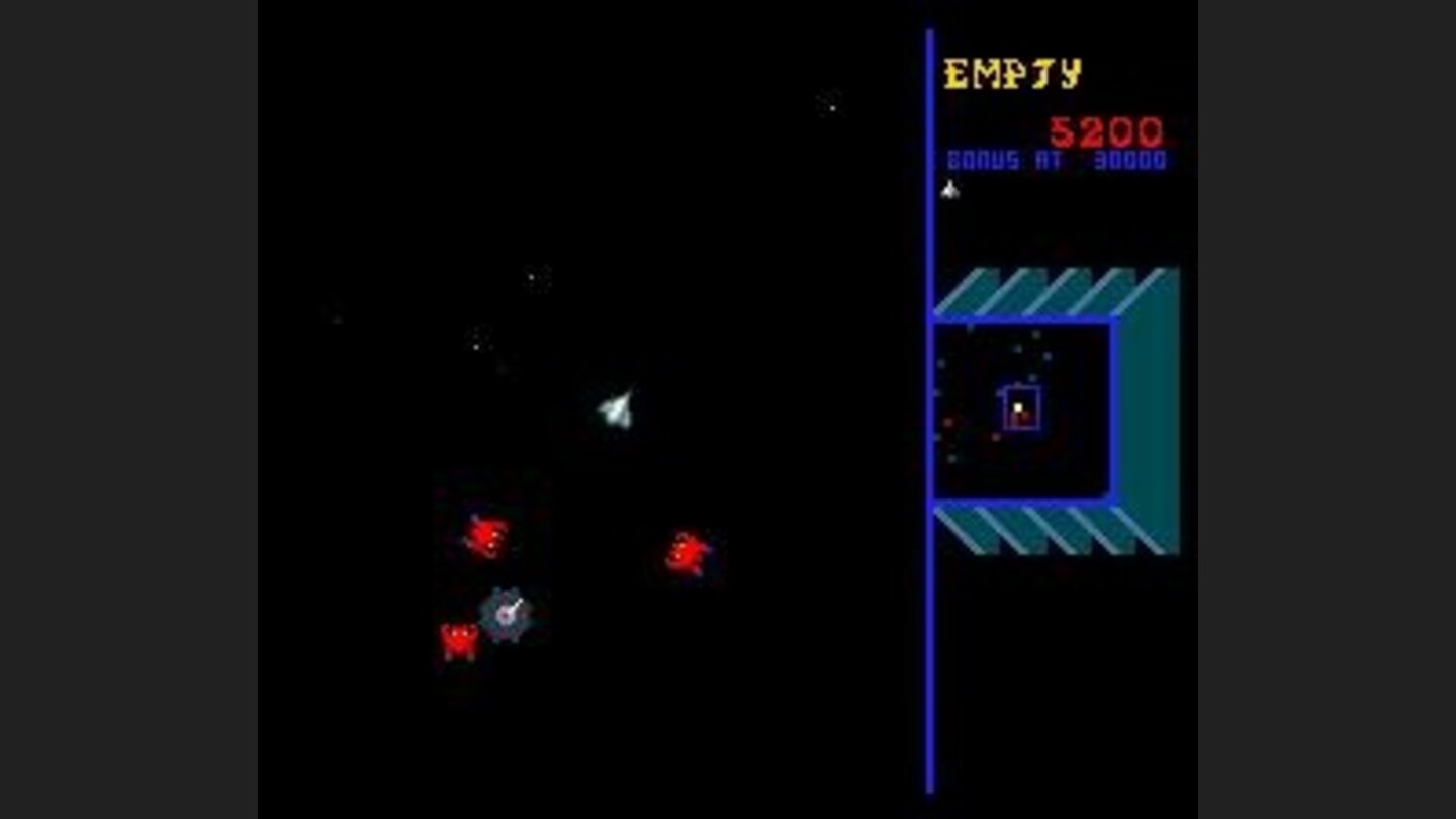 Sinistar is other shooter game in space. The difference: you can rotate the ship!