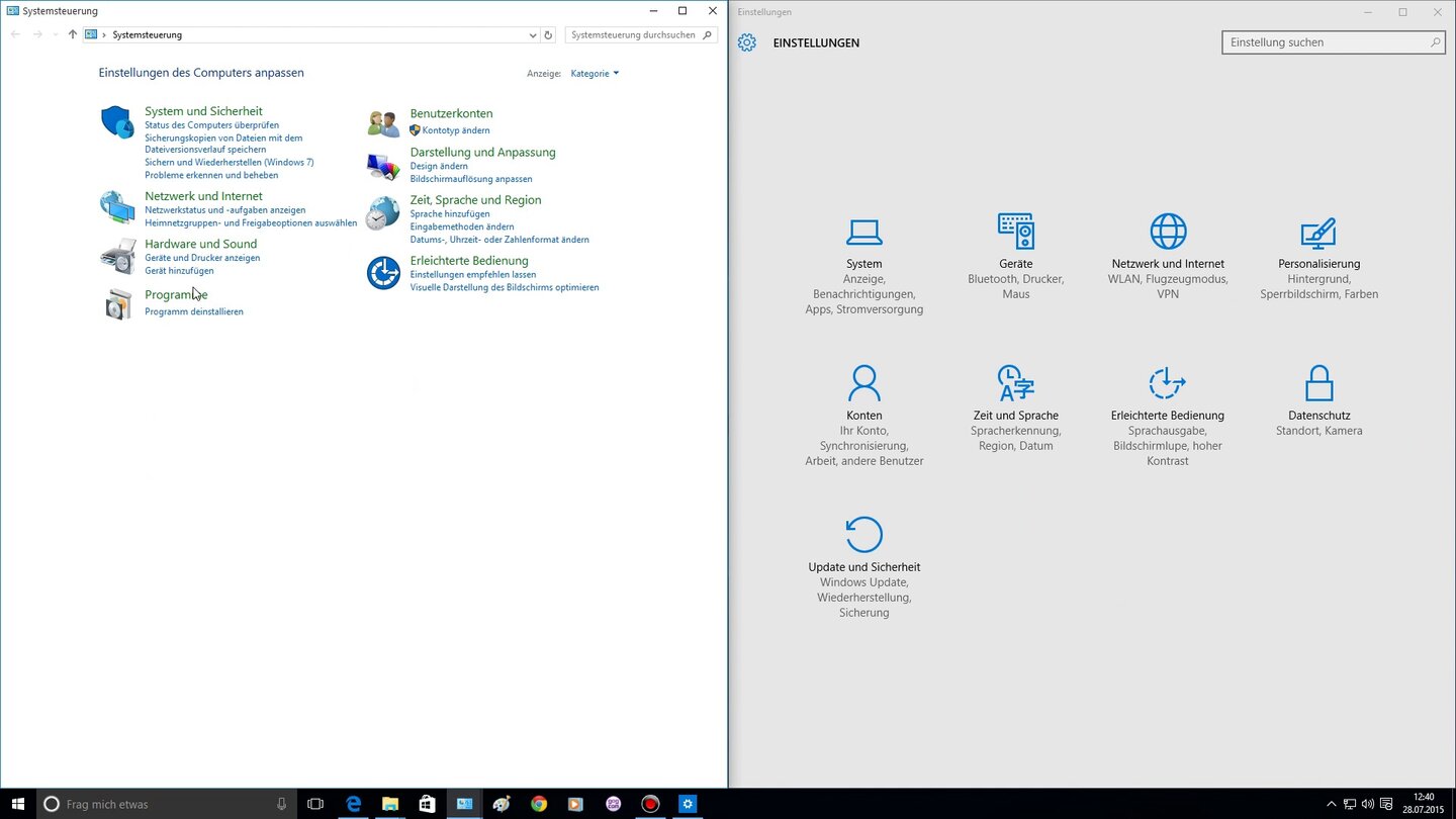 Windows 10 - Einstellungen