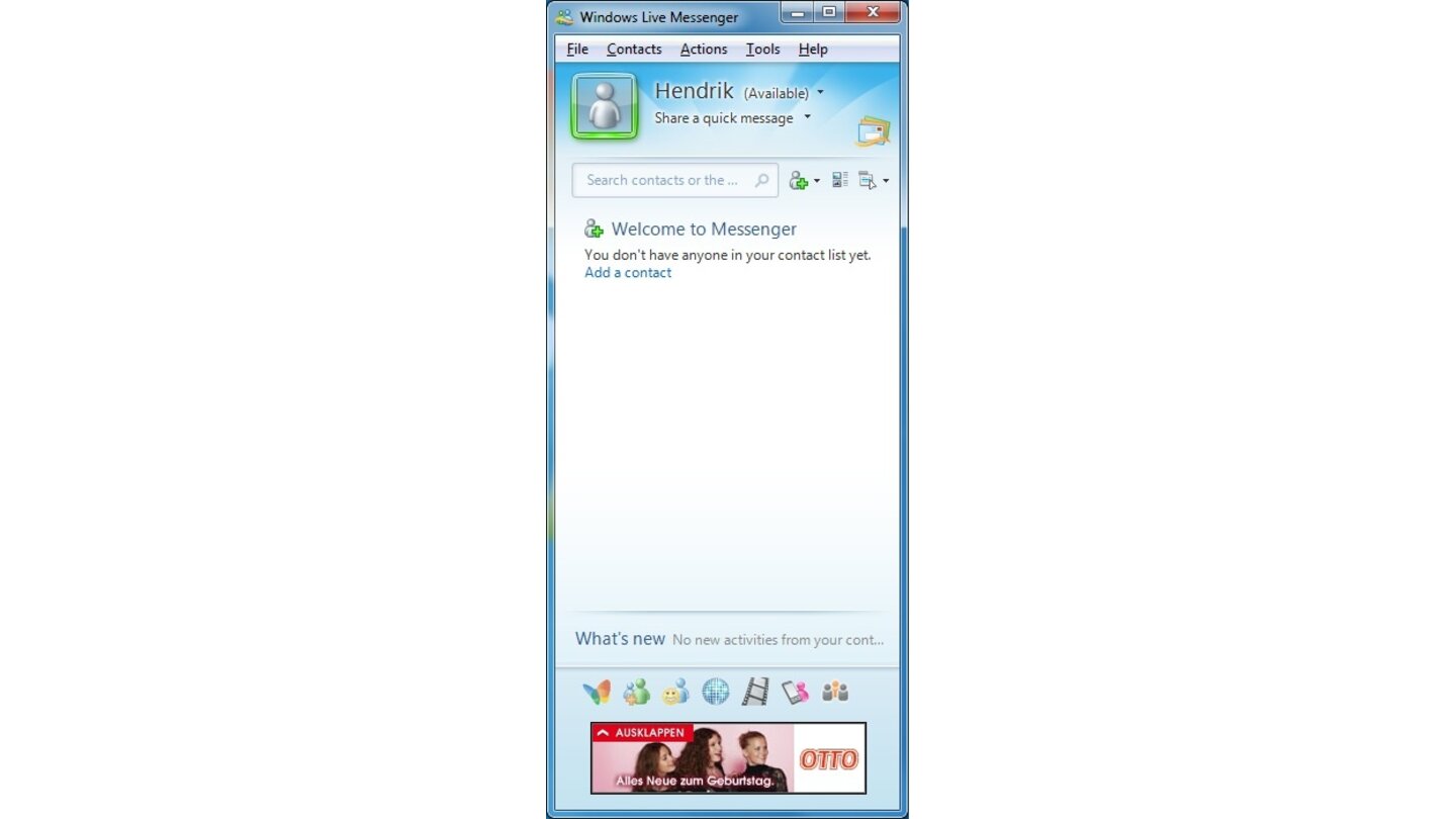 Live Messenger: der bekannte MSN-Messenger mit Voice-over IP-Funktionen.