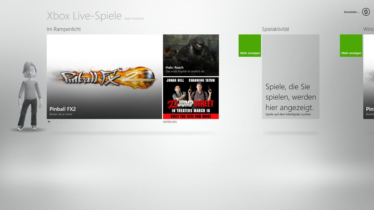 Mit der Xbox-Live-App können Sie direkt am PC Spiele für Ihre Xbox kaufen.