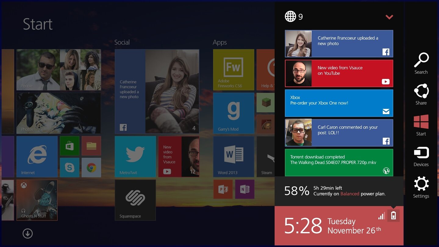 Windows 8.2 Design Ideen