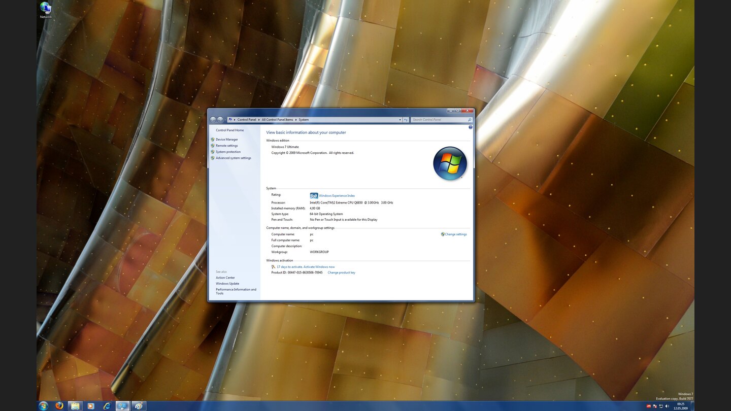 Windows 7-Thema: Architecture