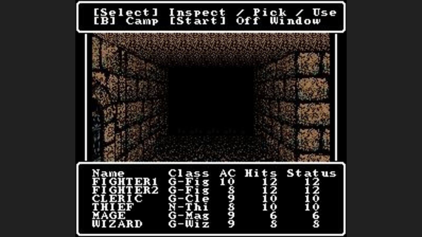 Exploring a dungeon