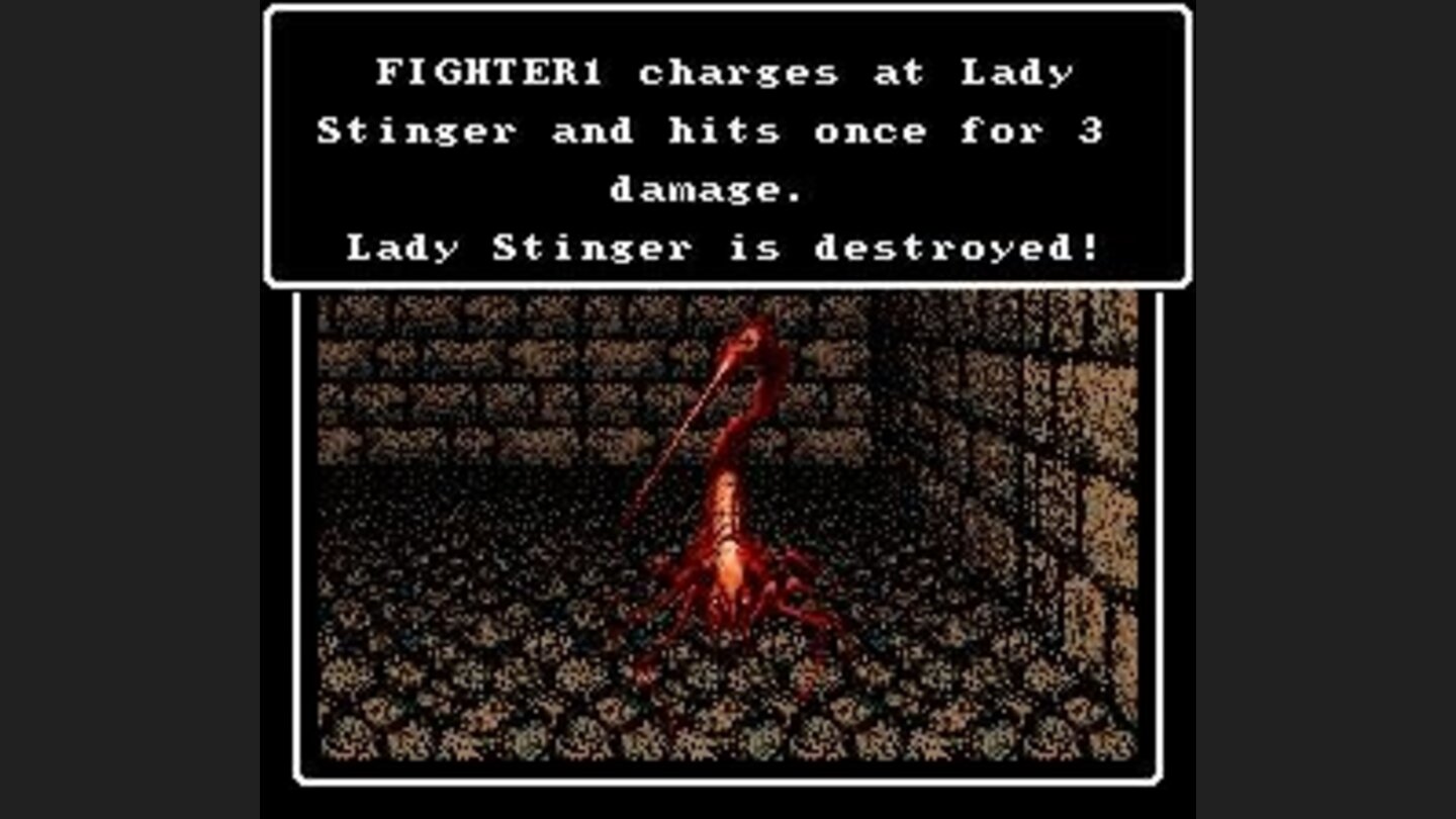 Fighting a Lady Stinger