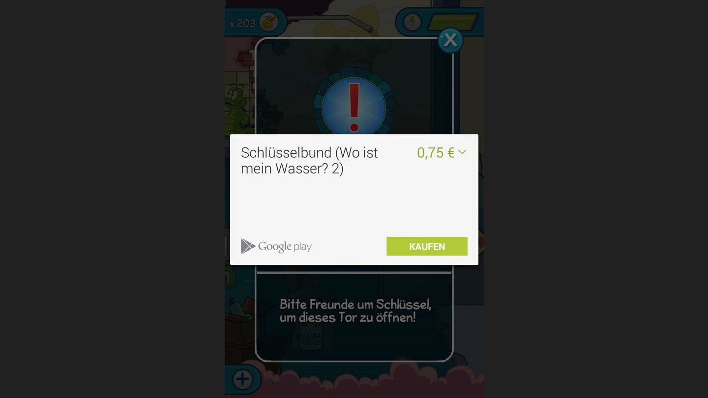 Andernfalls hilft nur der Griff zum Playstore um die Schlüssel zu kaufen.