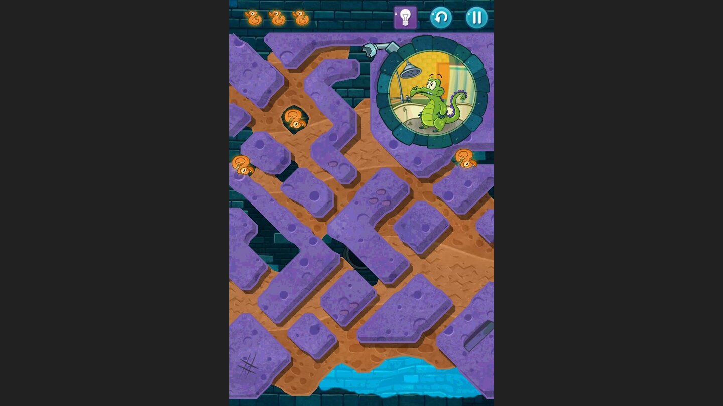 und andere Levels stehen auf dem Kopf wobei auch das Wasser aufwärts fließt.