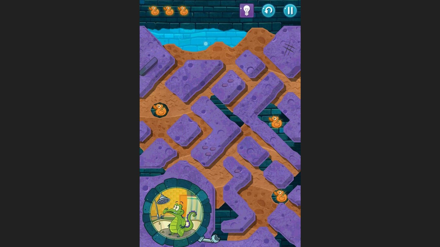 Wo ist mein Wasser? 2Mit der Zeit werden die Herausforderungen komplizierter in einem Level ist Timing wichtig...