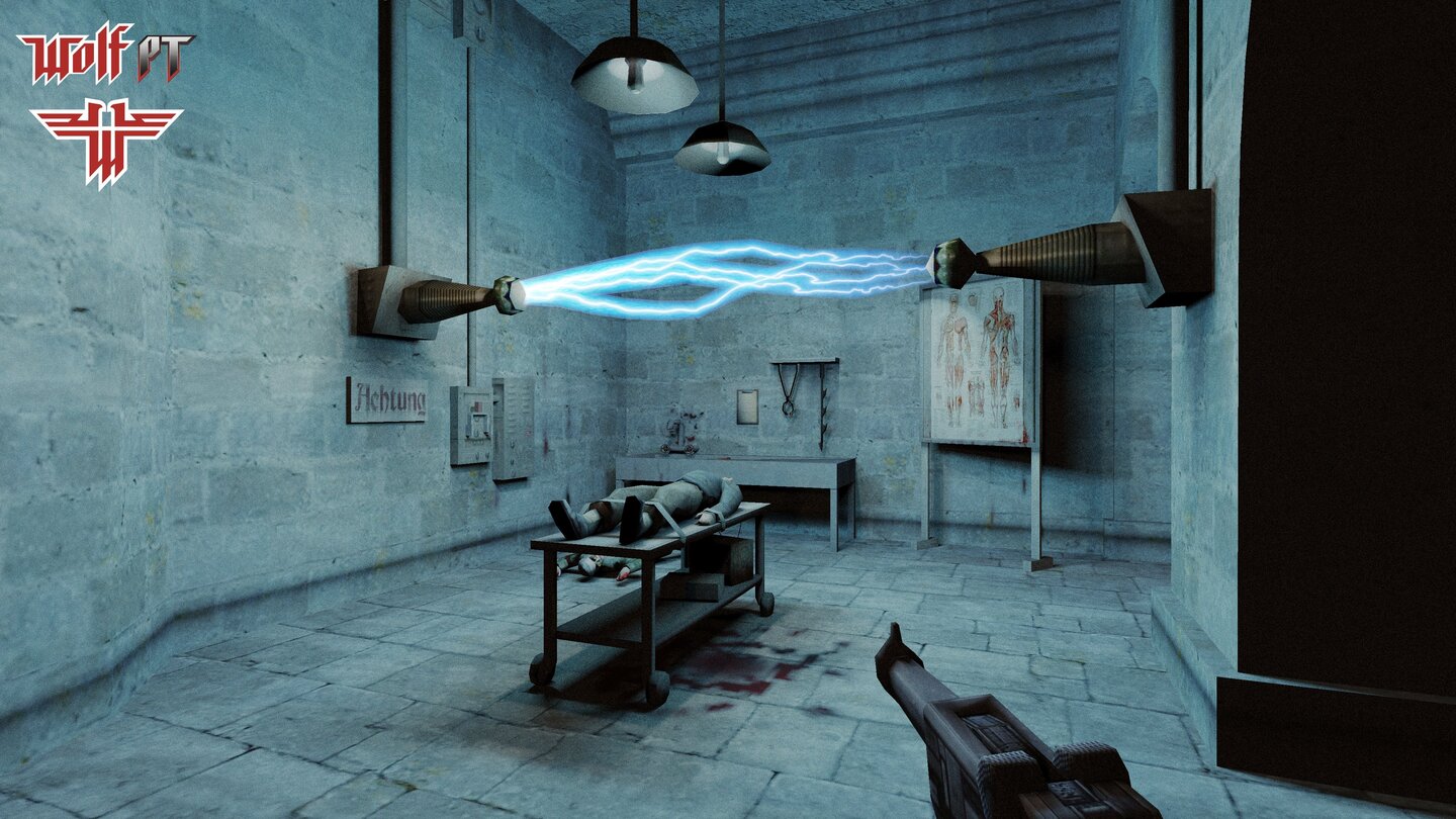 Wolf PT Szene. 1 Path Tracing