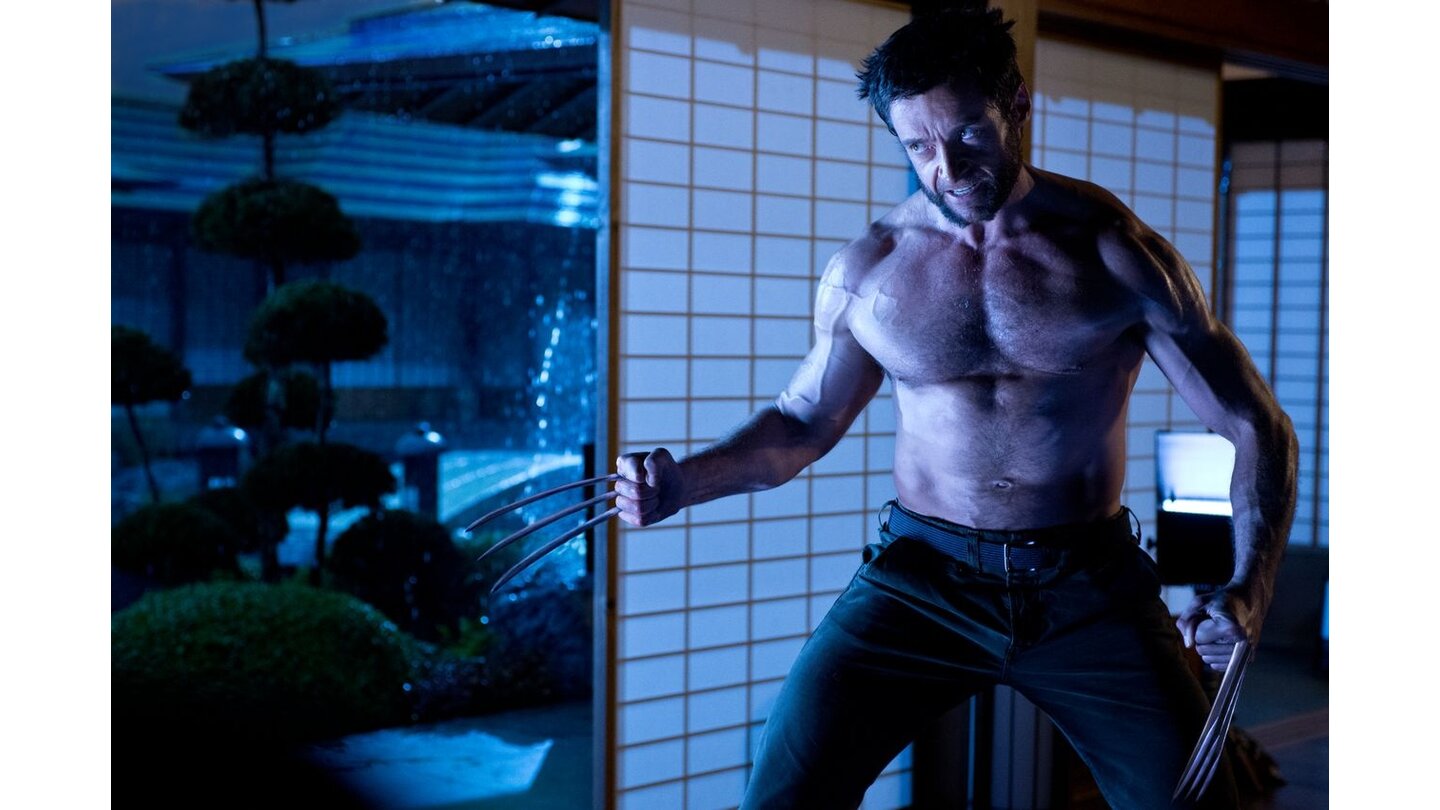 Wolverine: Weg des KriegersFluch der Rolle: Wolverine kann dank Selbtheilungskräften ewig leben. Für den mittlerweile 44 Jahre alten Hugh Jackman heißt das vor allem sehr hartes Training.