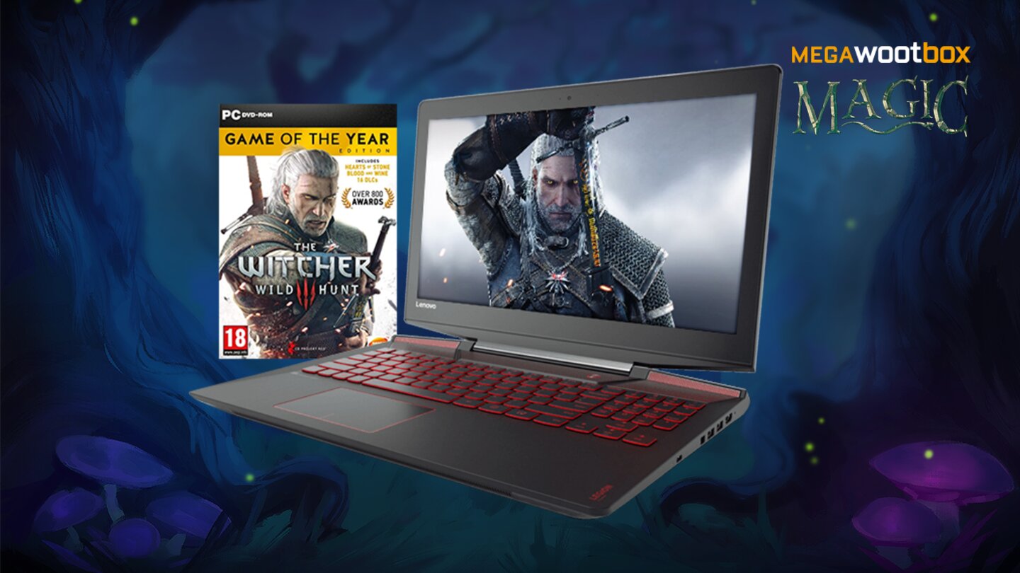 Lenovo Legion Y720 Notebook + The Witcher 3 im Wert von 1.044 Euro + 30 Euro. Für eine abgefahrene Gaming-Erfahrung ist das Lenovo Legion Y720 genau das Richtige. Das Notebook enthält einen Intel Core i7 Prozessor, 8 GB RAM, 1 TB Speicher und eine Nvidia Geforce GTX 1060 Grafikkarte, die für ordentlich Leistung sorgt. Um es gleich auszuprobieren, gibt es eines der besten Rollenspiele der letzten Jahre gleich dazu. Erlebe eine fesselnde Geschichte mit Ciri und dem Hexer Geralt in The Witcher 3!