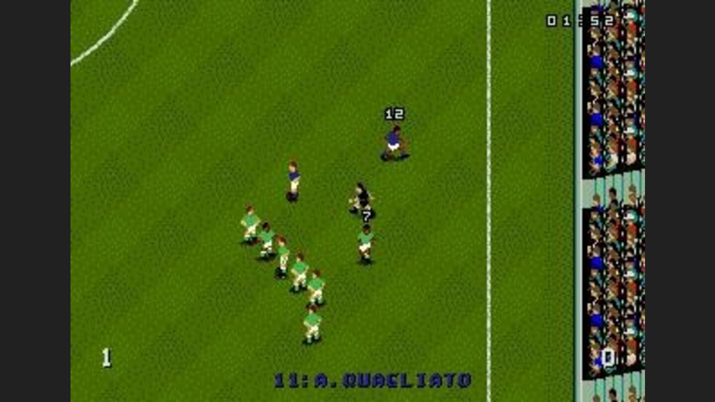 Defensive wall for a free-kick