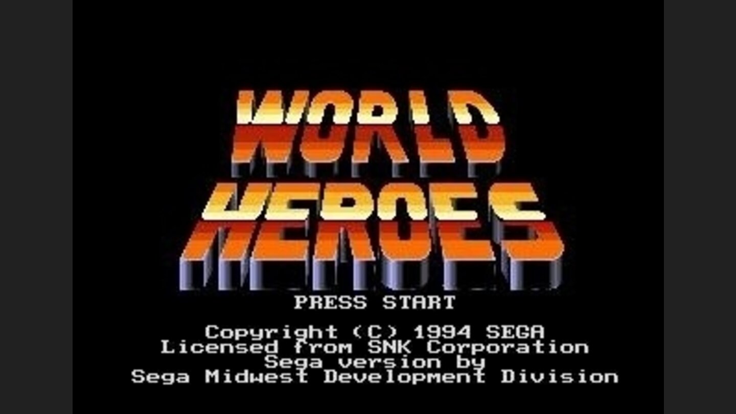 Title screen.
