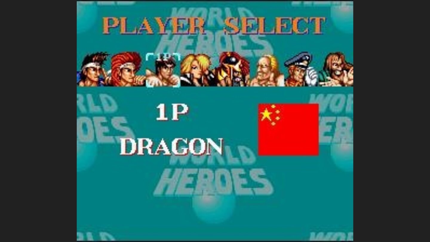Character selection