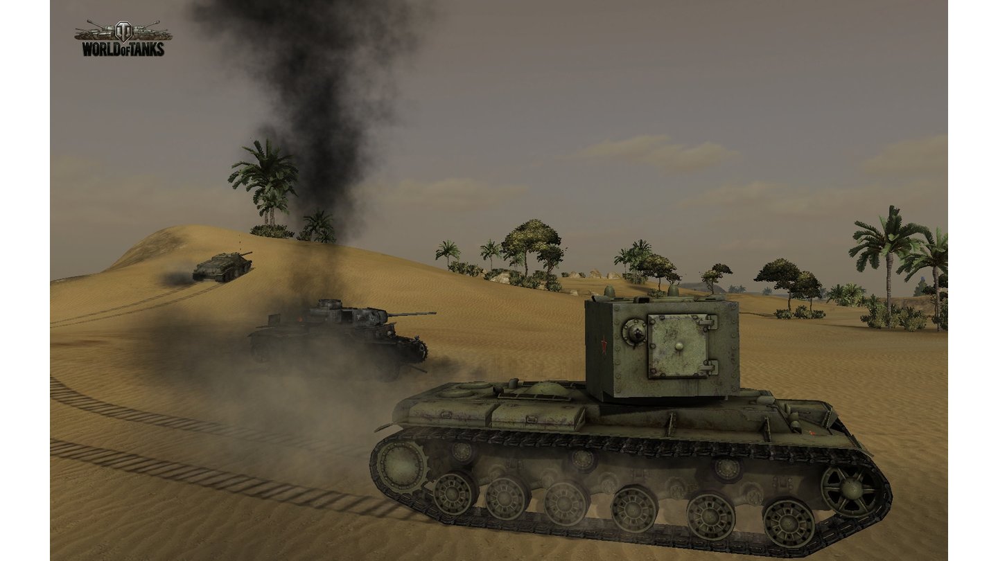 World of TanksScreenshots zum Open-Beta-Start des Panzer-Onlinespiels.