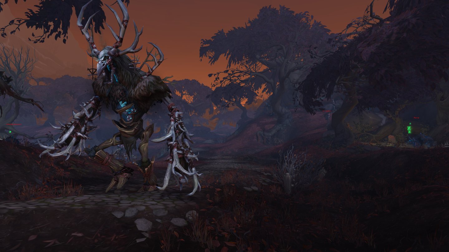 World of Warcraft: Battle for AzerothIn Drustvar spukt es, gruselige Gestalten huschen durch das Hexenwäldchen.